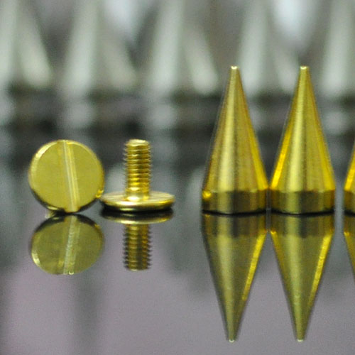 7X15mm Gold Cone Spike