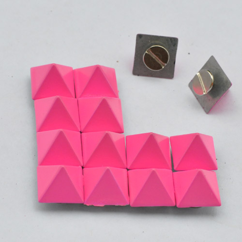 13X9mm neon pink Pyramid Spike