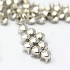 5mm cone silver stud 