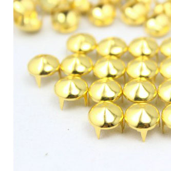 9mm cone gold stud