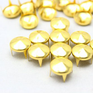 12mm cone gold stud